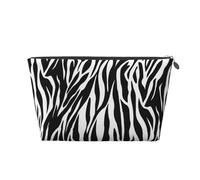 Imprimé zèbre, Trousse de Toilette Trousse de Maquillage Sac à cosmétiques Trousse de Toilette de Voyage Portable
