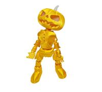imprimée en 3D d'Halloween, figurine de d'Halloween figurine à membres | Halloween Pour décor de paysage d'Halloween, centre de table étrange, figurine de lanterne , affichage lumineux, or