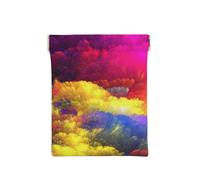 Imprimer Aquarelle Art Belle Encre, Sac de Rangement pour Femmes, Portefeuille supérieur à Presser, Petit Porte-Monnaie, Pochette de Changement