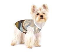 Imprimer Un Animal de Vache,T-Shirt sans Manches en Coton pour Animaux de Compagnie, Gilet Respirant, Extensible et Doux,M