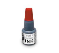 Imprint 7711 Recharge d'encre pour tampon encreur 9071M, 9072M, 9073M - 1 flacon de recharge 24 ml, rouge, encre à base d'eau, empreinte propre, taille 7,5 x 3 cm