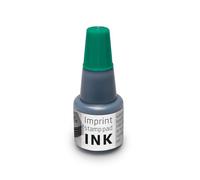 Imprint 7711 Recharge d'encre pour tampon encreur 9071M, 9072M, 9073M - 1 flacon de recharge 24 ml, vert, encre à base d'eau, impression propre, taille 7,5 x 3 cm