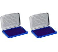 Imprint 9071M Tampon encreur Bleu - Métal 9 x 5 cm (Lot de 2)