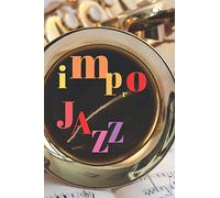 Impro Jazz: Impro Jazz - 120 pages - 15,24cm x 22,86cm - pour celui qui veut improviser son jazz, avec 12 portées sur la première page en dégradé de gris.