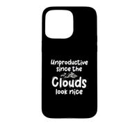 Improductif puisque Les Nuages Ont l'air Sympa, des néphophiles drôles Coque pour iPhone 15 Pro Max