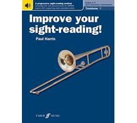 Améliorez votre lecture à vue ! Trombone (clé de fa) Niveaux 1–5 – Faber Music