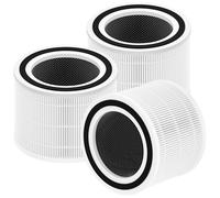 Improvedhand Core 300 Lot de 3 filtres de rechange pour purificateur d'air Levoit Core 300-RF Core 300, système de filtration à charbon actif 3 en 1