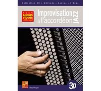 Improvisation jazz à l'accordéon en 3D (Livre grand format avec enregistrements audios et vidéos à télécharger)