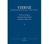 Improvisationen (1928) / Transkriptionen (1894 / 1901 / 1932). Spielpartitur, Sammelband, BÄRENREITER URTEXT. Reihe: Louis Vierne. Sämtliche Orgelwerke 10