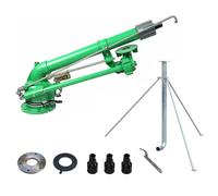 Impulse Impact Arroseur d'eau avec trépied, pulvérisateur d'irrigation agricole de 5,1 cm, pulvérisateur d'arrosage rotatif à grande surface, avec remplacement, pour l'irrigation des terres agricoles