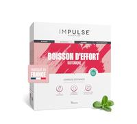 Impulse Nutrition - Boisson isotonique d’effort Saveur Menthe avec 3 glucides, électrolytes, BCAA - Énergie, Hydratation, Récupération - Pour les Longues distances - 10 sachets - Fabriqué en France