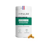 Impulse Nutrition - Curcumine - Extrait de Curcuma, Vitamines C & E - Confort Articulaire, Mobilité & Protection Antioxydante - Immunité - Haute Biodisponibilité - Complément Alimentaire - 30 gélules