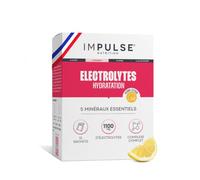Impulse Nutrition - Électrolytes Citron - Hydratation, Effort - 15 sachets
