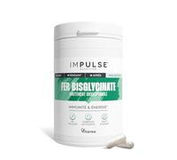 Impulse Nutrition - Fer Bisglycinate 14 mg Hautement Assimilable - Énergie, Immunité & Anti-Fatigue - Complément Alimentaire Sport & Vitalité - Formule Pure & Efficace - Fabriqué en France
