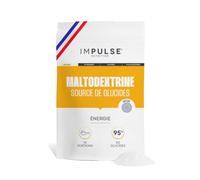 Impulse Nutrition - Maltodextrine 100% Pure - Énergie Rapide - Goût Neutre | Avant et Pendant l’Effort d’Endurance - Apport Énergétique Rapide - 95% Glucides - Assimilation Facile - Fabriqué en France