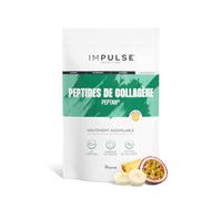 Impulse Nutrition - Peptides de Collagène Peptan 300g - Complément alimentaire sport avec Collagène Bovin - Articulations, Récupération, Peau & Tonicité - Goût Exotique - Fabriqué en France