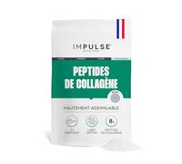 Impulse Nutrition - Peptides de Collagène Peptan 300g - Complément alimentaire sport avec Collagène Bovin - Articulations, Récupération, Peau & Tonicité - Goût Neutre - Fabriqué en France