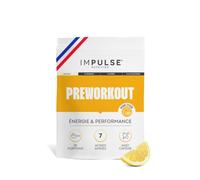 Impulse Nutrition - Préworkout Citron - 200mg Caféine - Cure 18 jours | Énergie, Focus & Performance - Congestion & Endurance Optimale - 200mg Caféine, BCAA, Bêta-alanine - Fabriqué en France