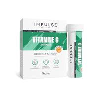 Impulse Nutrition - Vitamine C 1000mg à Croquer - Antioxydant Puissant, Anti-Fatigue, Immunité & Énergie - Complément alimentaire Sport & Bien-Être - Goût Orange - 28 comprimés - Fabriqué en France