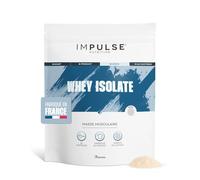 Impulse Nutrition - Whey Isolate Neutre - Protéines et BCAA - 25g Protéines-Portion - Digestion Facilitée - Faible en Sucres - Boisson Récupération - Sport et Performance - 750g - Fabriqué en France