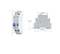 Impulse Signal Pulse Relay NJMC1 Signal Relay NJMC1-16 1P 2P 3P 4P AC220V DC24V 16A MQXFCZUX(2P DC24V)