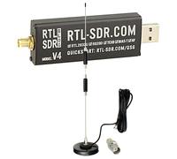 Impulsfoto RTL-SDR Blog V4 + GSCAN II Scanner Antenne Bundle 25-2000 MHz 60 cm Base magnétique - Solution complète pour la réception HF, VHF et UHF