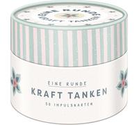 Impulskarten: Eine Runde Kraft tanken: 50 Kraftspender für dich. Selfcare-Kartenbox mit 50 Anregungen und Impulsen, um den Alltag achtsamer und bewusster zu gestalten