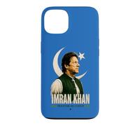 Imran Khan Green Star Portrait Vertical Poster Layout Coque pour iPhone 13
