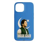 Imran Khan Green Star Portrait Vertical Poster Layout Coque pour iPhone 15