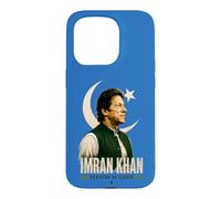 Imran Khan Green Star Portrait Vertical Poster Layout Coque pour iPhone 15 Pro