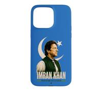 Imran Khan Green Star Portrait Vertical Poster Layout Coque pour iPhone 15 Pro Max