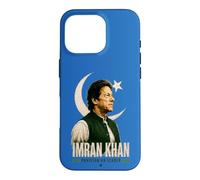 Imran Khan Green Star Portrait Vertical Poster Layout Coque pour iPhone 16 Pro