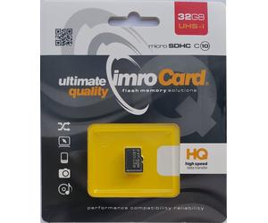 IMRO 10/32G UHS-I mémoire flash 32 Go MicroSDHC Classe 10