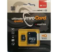 IMRO 10/8G ADP mémoire flash 8 Go MicroSDHC Classe 10