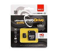 imro Carte mémoire Micro SDHC imro Card 64 Go Class 10 Noir
