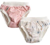 Imse Vimse Trainers Windel training pants Pink Dots/White Teddy Doppelpack Set Trainerhosen XL (extra large) 11-14 kg