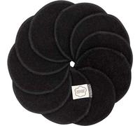 ImseVimse disques démaquillants lavables 10 pcs disques de nettoyage Black Edition