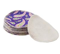 ImseVimse Lot de 10 disques de coton démaquillage lavables (Violet)