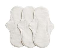 IMSEVIMSE Lot de 3 serviettes hygiéniques actives régulières en coton bio naturel