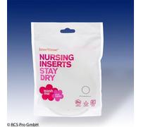 ImseVimse Nursing Pads Stay Dry, coussinets d'allaitement "reste-sec", 3 paires blanc, 12cm