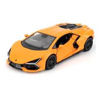imtfzct Lamborghini Reventon 1/36 - Voiture miniature avec fonction de retrait - Avec porte ouverte - Convient pour la collection et le cadeau pour enfants - Orange