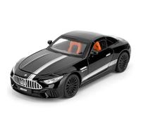 imtfzct SL63 - Voiture jouet 1:22 - Jouet avec son, lumière et fonction pullback - Porte ouvrable - Modèle de collection - Cadeau pour enfants de 4 à 7 ans - Noir