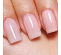 Imtiti Nude Vernis Semi Permanent, Transparent Nude Vernis Gel UV Semi Permanent Jelly French Gel Nail Polish Gelée Printemps Eté Vernis À Ongles Gels Semi Permanents UV Led Soak Off 10ml