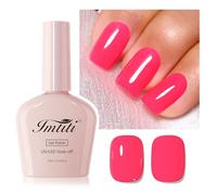 Imtiti Vernis à ongles en gel rose néon, 1Pcs Vernis à ongles LED UV rose vif, longue durée, manucure de salon à domicile pour le printemps et l'été (10ML-952)