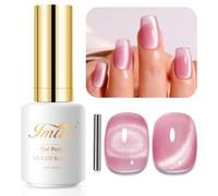 Imtiti Vernis Semi Permanent Magnétique, 15ml Rose Cristal Pailleté Cat Eye Vernis Gel UV Avec Aimant Cateye Gel Nail Polish Holographique Glitter Galaxy UV Led Vernis À Ongles Gels Nail Kit