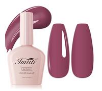 Imtiti Violet Vernis Semi Permanent, Raisin Pourpre Vernis à ongles en gel LED UV, longue durée, Manucure de Salon à la Maison Pour l'automne et l'hiver,1Pcs (10 ML)