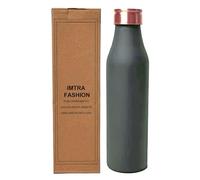 IMTRA FASHION Bouteille D'Eau En Cuivre Pur 32 Oz/950 M Flacon Anti-Fuite Gris Bouteille En Cuivre Ayurvédique Pour Le Sport Les Voyages Et L'Utilisation Quotidienne