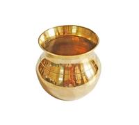 IMTRA FASHION Petit Lota Kalash en Laiton pour Pooja Diwali Et Décoration De Temple Gadvi Kalasham Indien Fait À La Main