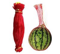 Imtrub 100 Filets pastèque - 35/40/45/50/60 cm réutilisables Filets Melon Miel Suspendus, Sacs en Filet d'oignon Rouge - pour Soutenir la Culture légumes (2 à 10 kg)