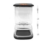 Imtrub Bocaux à Cornichons avec Couvercles,Récipient de Stockage Fermentation avec Passoire - Bocal Hermétique pour Condiments et - pour Cuisine Légumes Confiserie Salade Farine Sucre Café